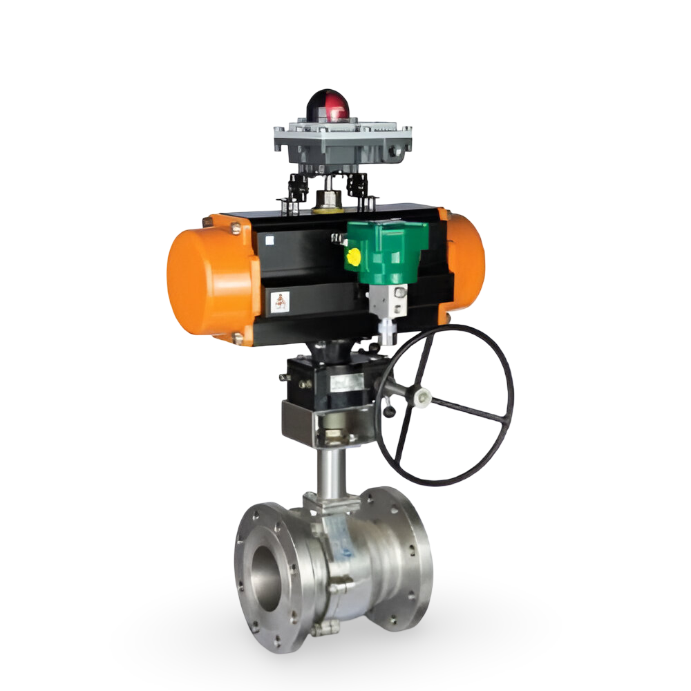 2 Way Ball Valve With Rotary Actuator