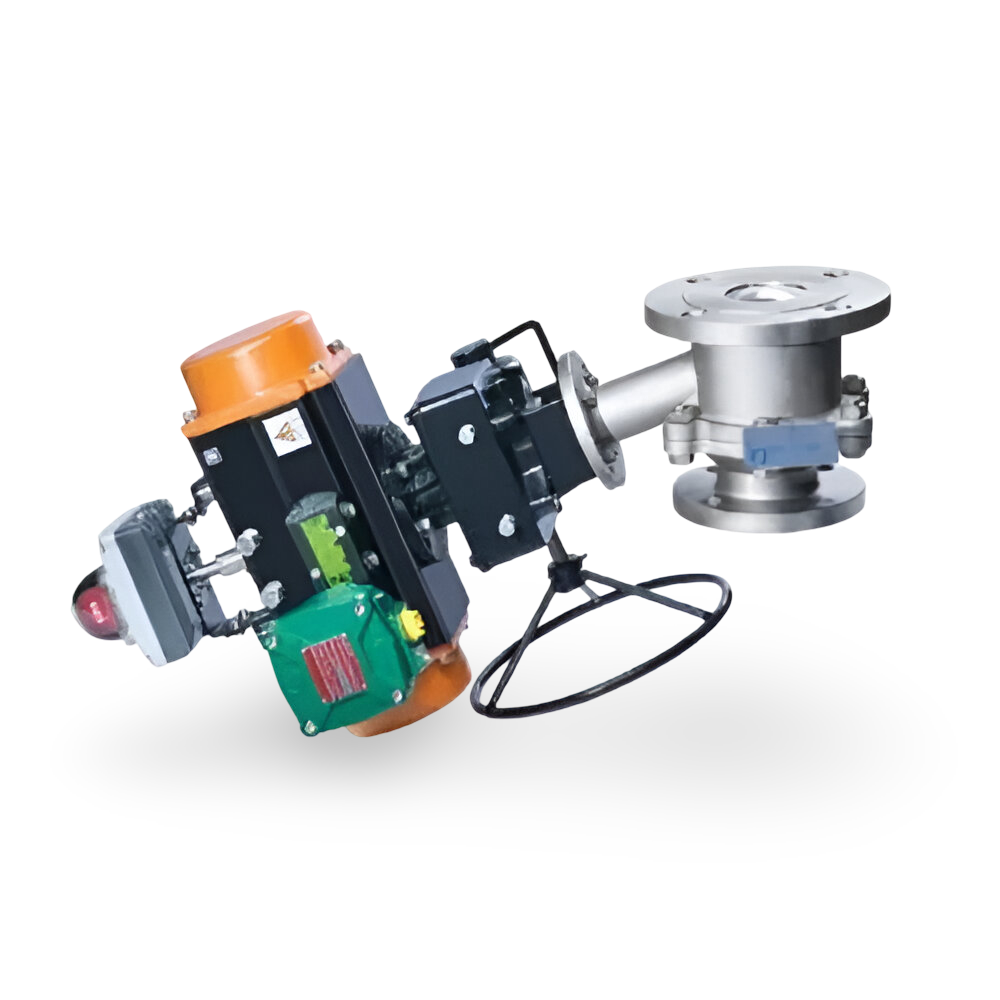Rotary Actuator Flush Bottom Ball Valve